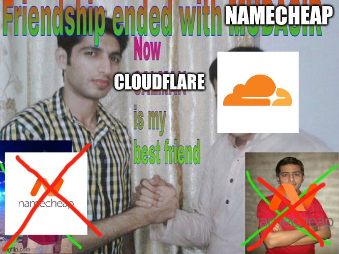 Screenshot from the custom-domain migration to Cloudflare